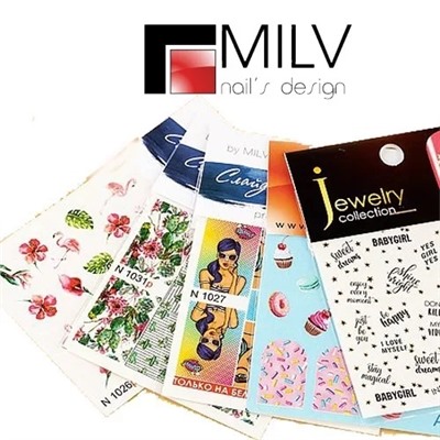 MILV Набор №4 (24 дизайна) в коробке MILV