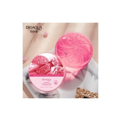 Розовый гель для лица и тела Bioaqua Pink Aloe Vera