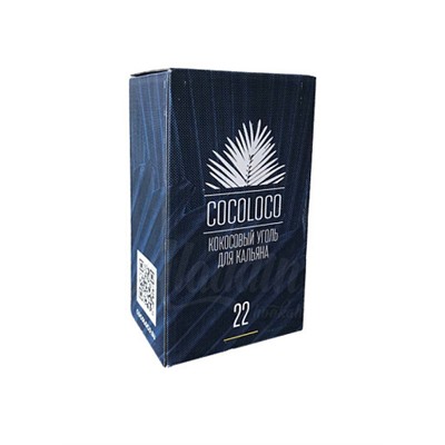 Cocoloco кокосовый уголь 96 кубиков
