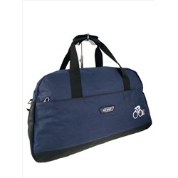 Дорожная сумка из текстиля , цвет синий