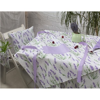 Подушка декоративная на молнии Lavender, цветы, фиолетовый