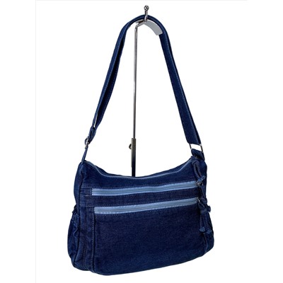 Джинсовая женская сумка, цвет синий