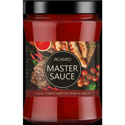 Соус томатный PICANTO / 280 г / Master sauce / Сава