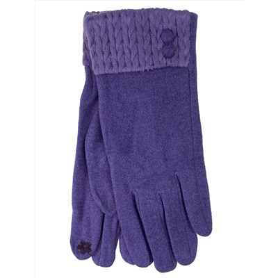 Элегантные демисезонные перчатки из кашемира, цвет фиолетовый