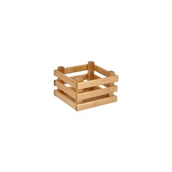 Ящик деревянный для хранения Polini Home Boxy, цвет лакированный, 18х18х12 см