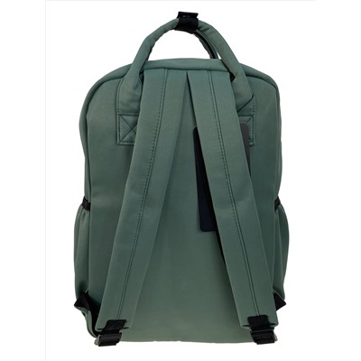 Молодежный рюкзак из текстиля, цвет зеленый