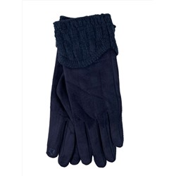 Демисезонные перчатки с манжетом, цвет синий