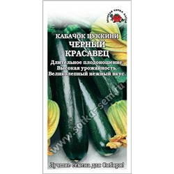 Кабачок Черный красавец  б/п /Сотка/ 2г