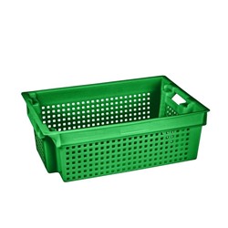 Ящик пластиковый, 102-1П, 60х40х20см, зеленый