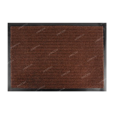 Коврик влаговпитывающий Ребристый 40x60см коричневый (уп.15)