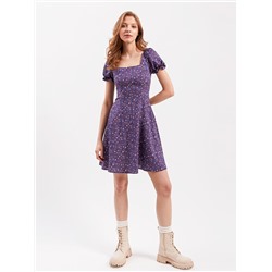 Платье штапель OD-715-4 фиолетовое