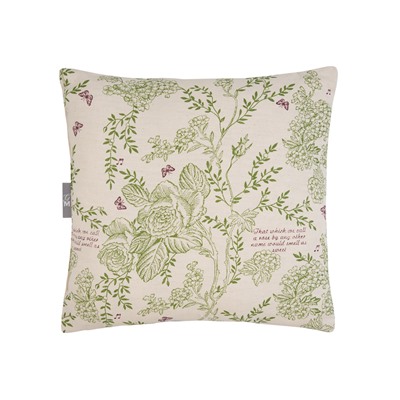 Подушка декоративная Shakespeare, цветы, зеленый