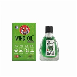 Тигровый бальзам с ментолом и маслом мяты 3мл*5шт Wind Oil