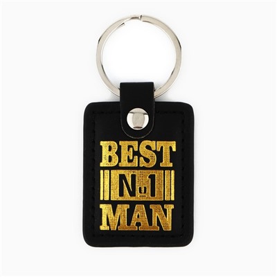 Брелок новогодний, для ключей Best man, кожзам., 4 х 8.5 см