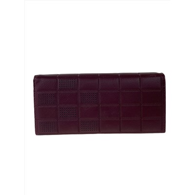 Женское портмоне из мягкой искусственной кожи, цвет бордовый