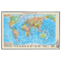Подкладка для письма 38х59 см "Карта мира" 2129.М ДПС {Россия}