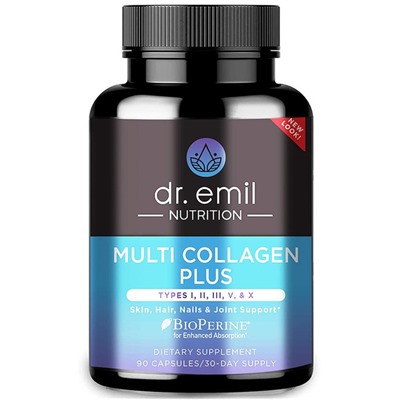 Multi Collagen Plus (3 капсулы) Dr.Emil, США капсулы 90