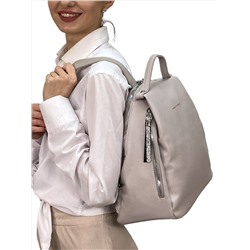 Женский рюкзак из искусственной кожи, цвет серый