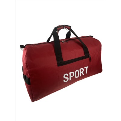 Дорожно-спортивная сумка из текстиля, цвет красный