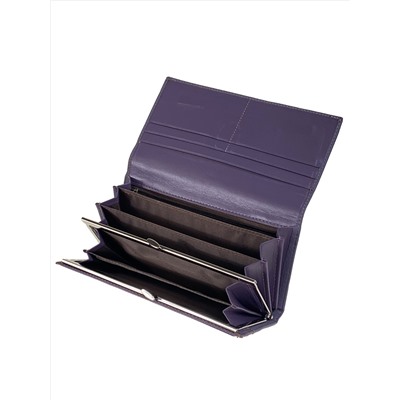 Женское портмоне из искусственной кожи, цвет фиолетовый