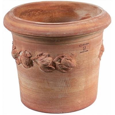 Горшок Vaso Toscano Limoni d40 h35см терра