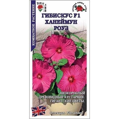 Ком: Гибискус Ханеймун Роуз / Сотка / 3шт/ h-60-80см d-15-20см /*500