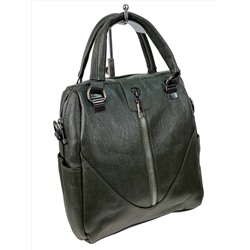 Женская сумка-рюкзак из искусственной кожи, цвет зеленый