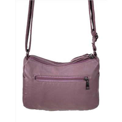 Женская классическая сумка из искусственной кожи, цвет розовый
