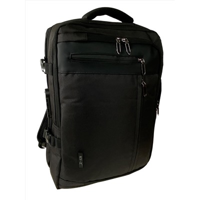 Универсальный мужской рюкзак-трансформер из текстиля, цвет черный