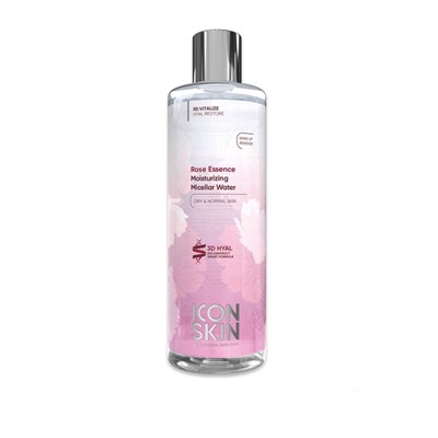 ICON SKIN  / Увлажняющая мицеллярная вода с гиалуроновой кислотой для нормальной и сухой кожи, 400 мл.