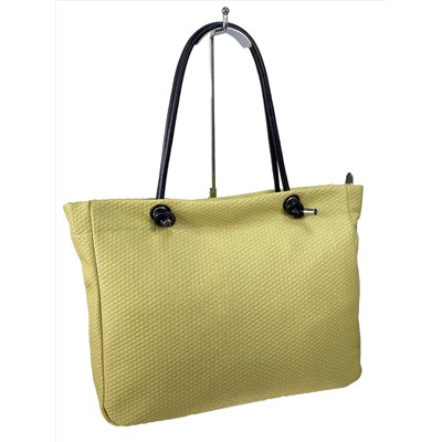 Женская сумка из искусственной кожи цвет желтый