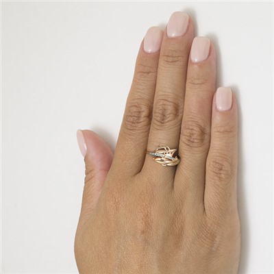 Позолоченное кольцо "Круиз" - 1093 - п