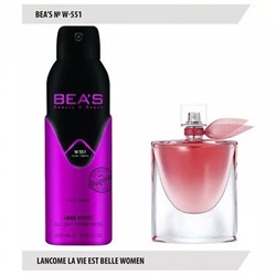 Дезодорант BEA'S W 551 - Lancome La Vie Est Belle For Women 200мл