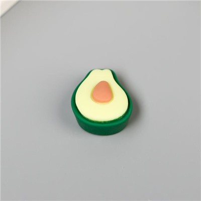 Декор для творчества пластик "Авокадо" набор 10 шт 1,8х1,5 см