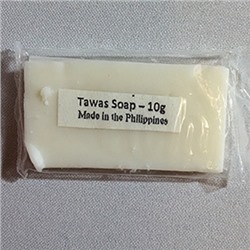 100% кокосовое, мини-мыло TAWAS (Кристалл Свежести) на КВАСЦАХ 10 гр