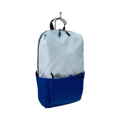 Молодежный рюкзак из текстиля, цвет сине-голубой