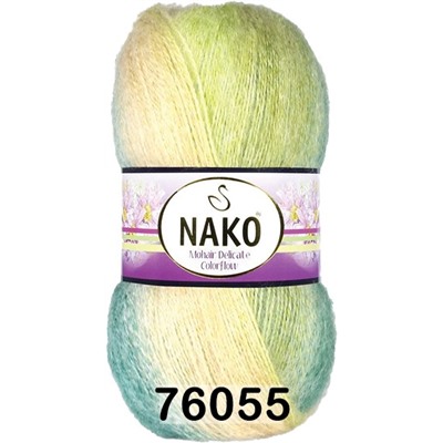 Пряжа Nako Mohair Delicate Colorflow