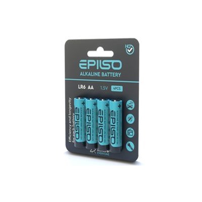 Элемент питания EPILSO LR6/AA 4 Blister Card 1.5V (40/720) EPB-LR6-4BC EPILSO {Китай}