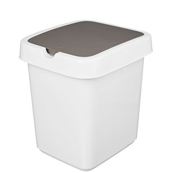 Контейнер для мусора 9л Tule светло-серый (уп.8)