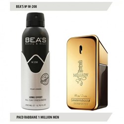 Дезодорант BEA'S M 208 - Paco Rabanne 1 Million For Men 200мл