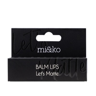 Mi&ko Матовый бальзам для губ Let's Matte - стик