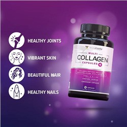 Multi Collagen Capsules (2 капсулы) Vitauthority, США капсулы 90