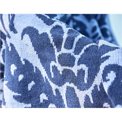 Полотенце махровое Goa blue/violet, орнамент, синий