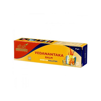 Мазь обезболивающая Веданантака Vedanantaka Balm, 30 гр (без коробки)