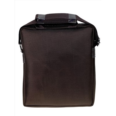 Мужская сумка из текстиля, цвет коричневый
