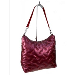 Женская сумка из водооталкивающей ткани, цвет бордовый