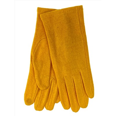 Женские демисезонные перчатки из хлопка, цвет желтый