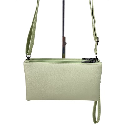 Женская сумка из искусственной кожи цвет светло-зеленый