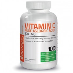 Vitamin C - 1000mg (1 капсула) Bronson, США капсулы 100