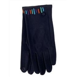 Женские демисезонные кашемировые перчатки, цвет черный